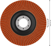 Lamelový kotouč Bosch EXPERT X782 115 mm G120 pro broušení.